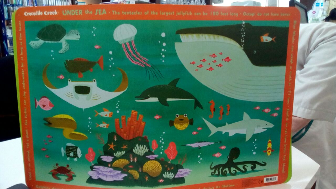 CROCODILE CREEK SET TABLE UNDER THE SEA