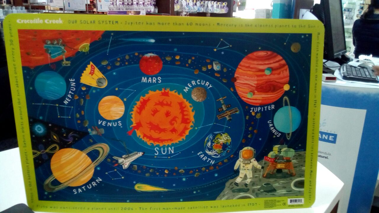 CROCODILE CREEK SET TABLE OUR SOLAR SYSTEM