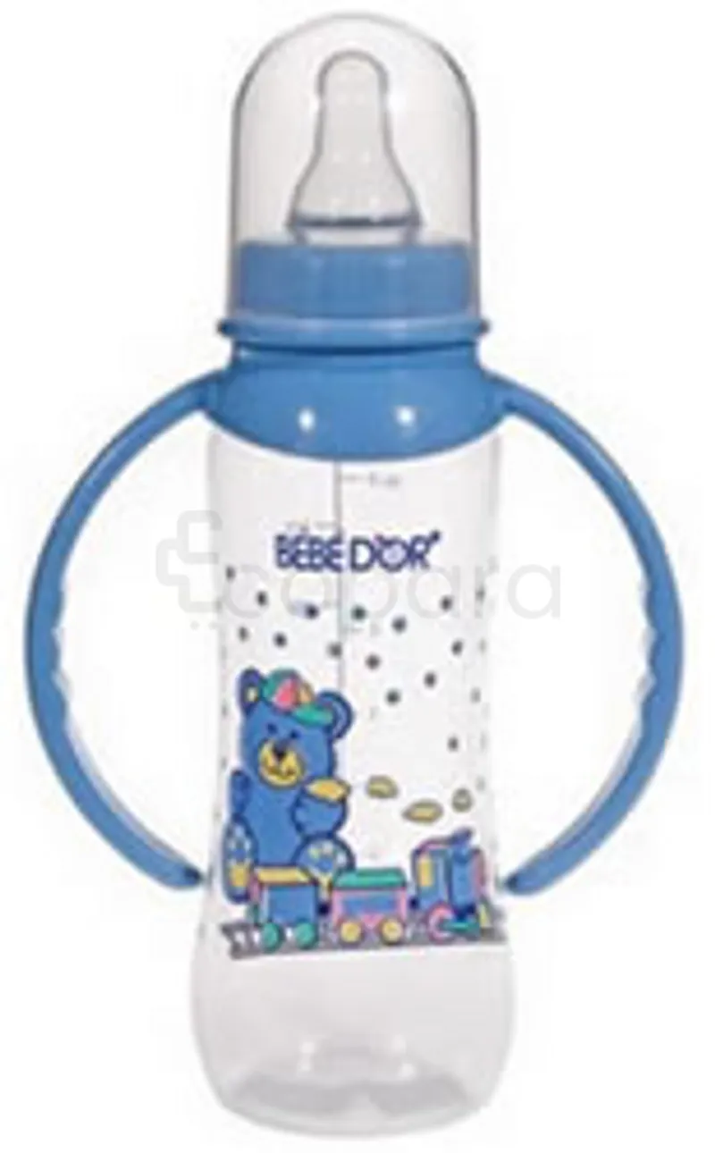 BEBEDOR BIBERON POIGNEE EN SILICONE 250ML REFERENCE 77302
