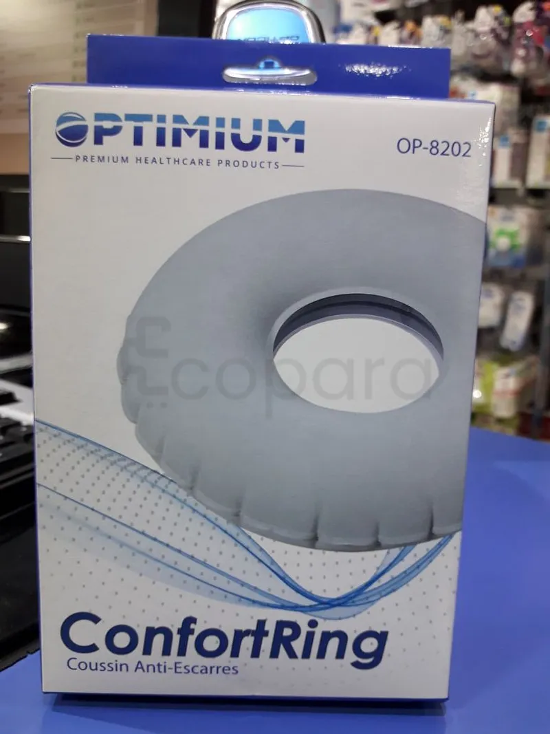 OPTIMUM CONFORTRING COUSSIN ANTI-ESCARRES A AIR HEMORROIDES REFEERENCE OP-8202