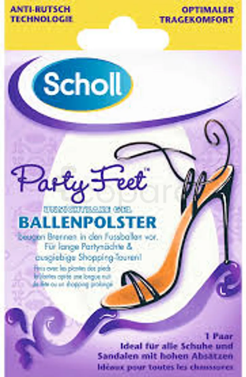 SCHOLL PARTY FEET GEL BALLENPOLSTER BOITE DE 1