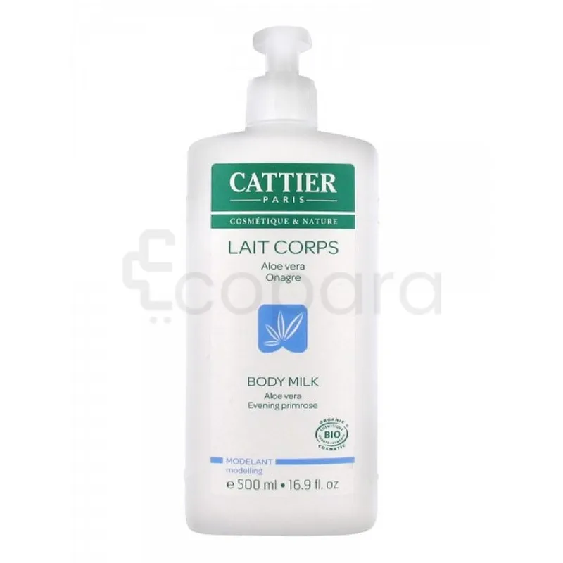 CATTIER LAIT CORPS MODELANT ALOE VERA ET ONAGRE 500ML