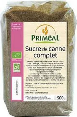 PRIMEAL SUCRE DE CANNE COMPLET 500G