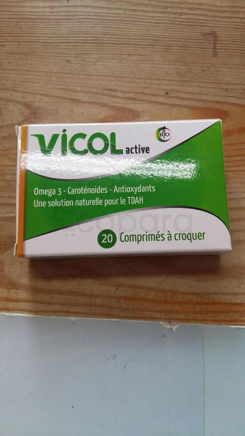 VICOL ACTIVE BOITE DE 20 COMPRIMES A CROQUER