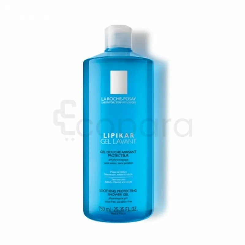 LA ROCHE POSAY LIPIKAR GEL LAVANT GEL DOUCHE APAISANT PROTECTEUR 750ML