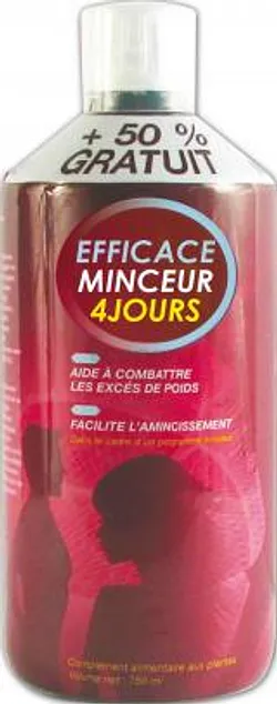EFFICACE MINCEUR 4 JOURS 750ML