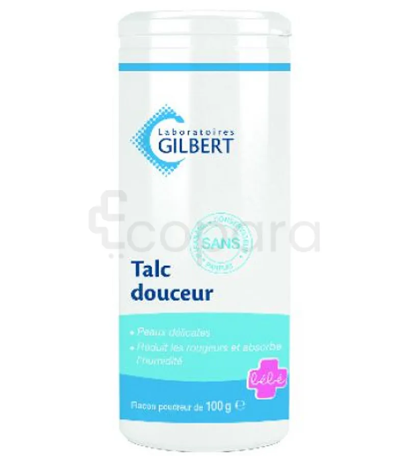 GILBERT TALC DOUCEUR FLACON POUDRE 100G