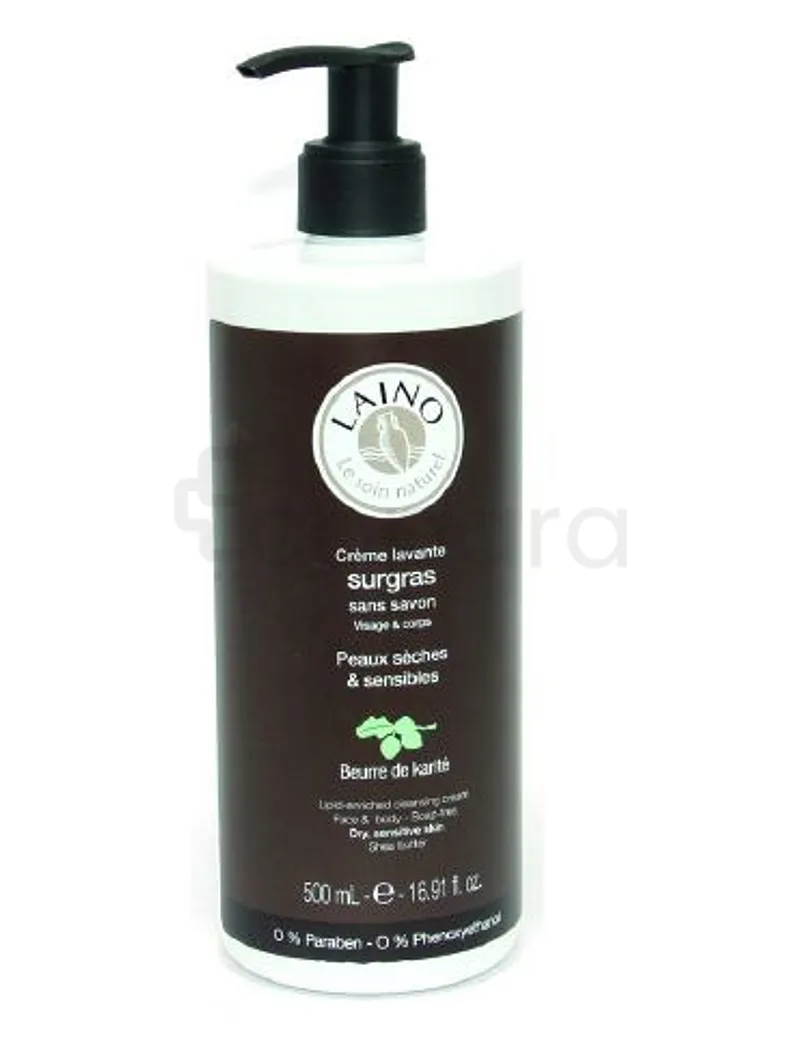LAINO CREME LAVANTE SURGRAS BEURRE DE KARITE 500ML REFERENCE LN_BKR003