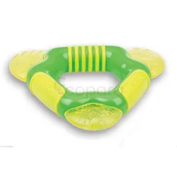 NUBY ANNEAU DE DENTITION TRAINGLE AVEC ICE GEL +3MOIS REFERENCE ID451
