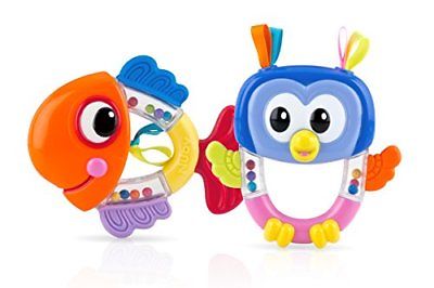NUBY ANNEAU AVEC HOCHET A BILLES 3MOIS+ REFERENCE ID686