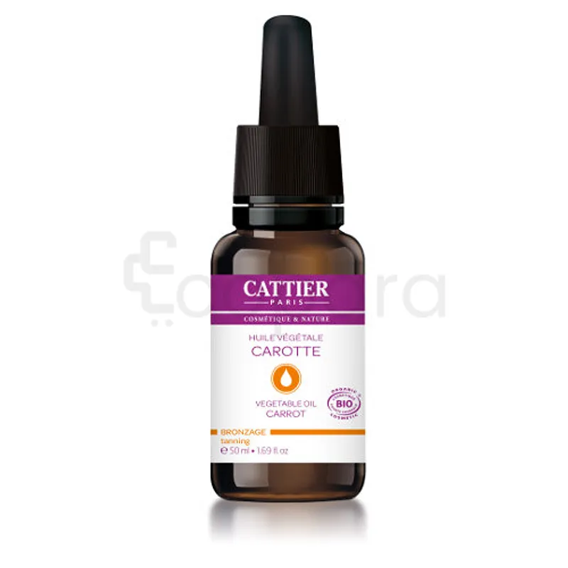 CATTIER HUILE VEGETALE CAROTTE 50ML