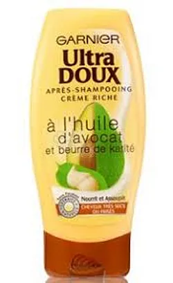 GARNIER ULTRA DOUX APRES SHAMPOOING CREME RICHE A L'HUILE DE L'AVOCAT 250ML