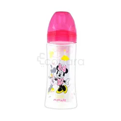 DODIE BIBERON INITIATION+ MINNIE ROSE +6MOIS TETINE RONDE 3 VITESSE D3 330ML