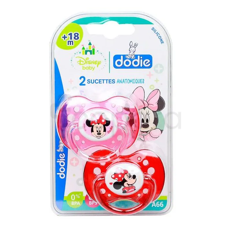 DODIE SUCETTE ANATOMIQUE DUO MINNIE +18MOIS REFERENCE NA66