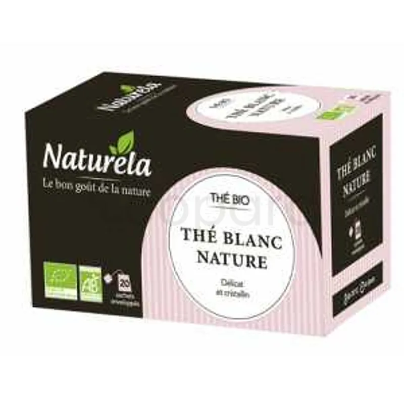 NATURELA THE BIO THE BLANC NATURE BOITE DE 20 SACHETS
