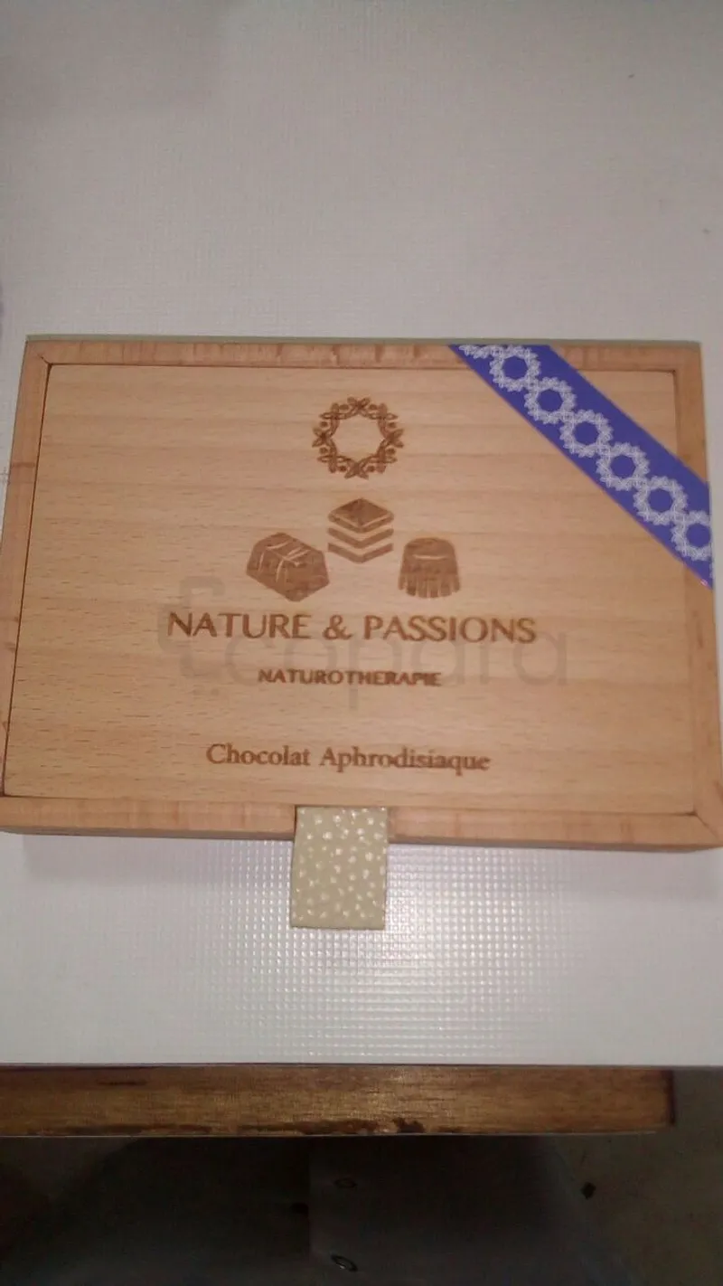 NATURE ET PASSIONS COFFRET CHOCOLAT APHRODISIAQUE