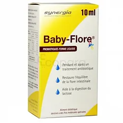 SYNERGIA BABY FLORE PROBIOTIQUES FORME LIQUIDE 10ML GOUTTES BUVABLES