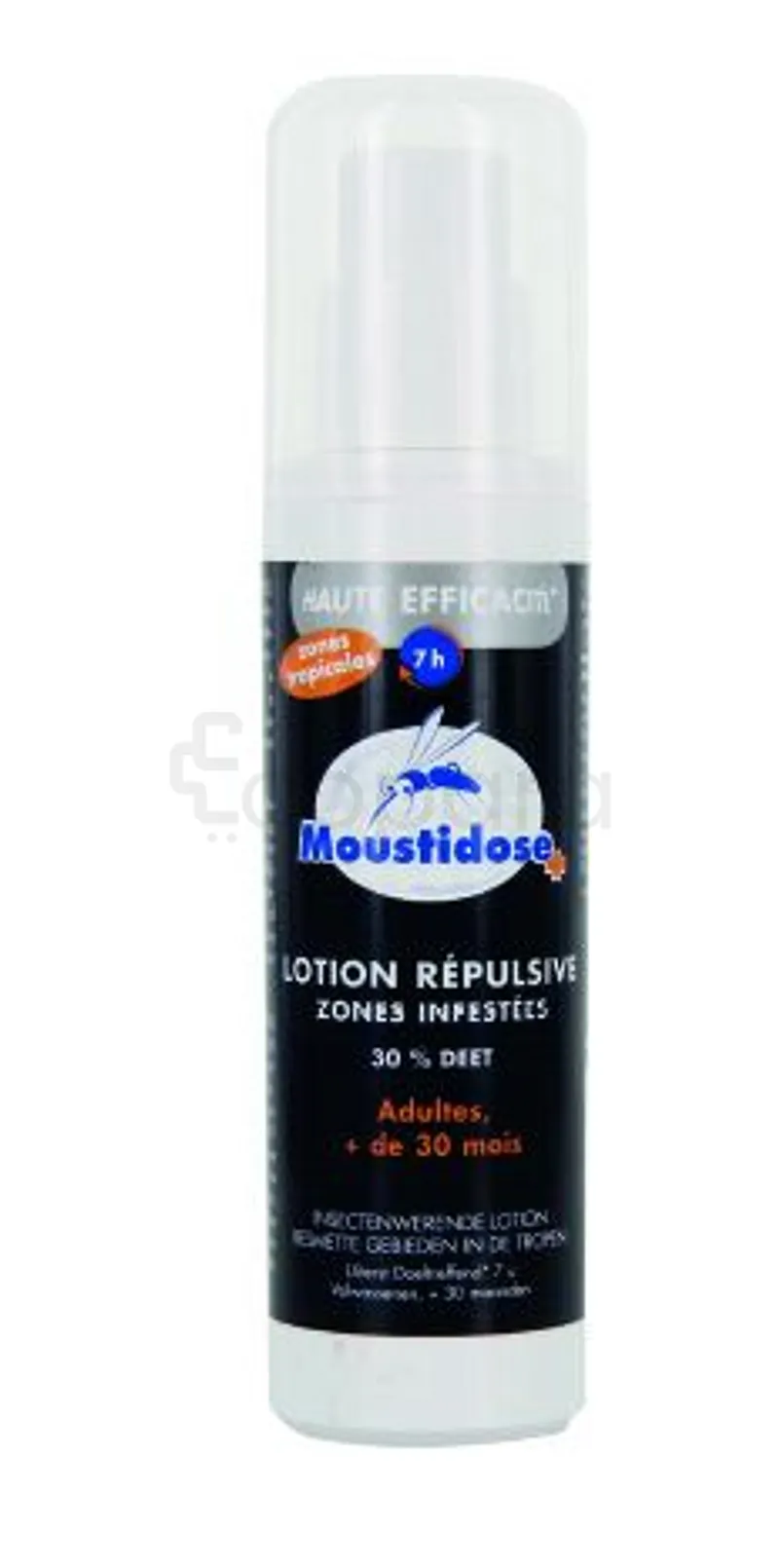 MOUSTIDOSE LOTION REPULSIVE DEET 30% ADULTES ET ENFANTS 125ML