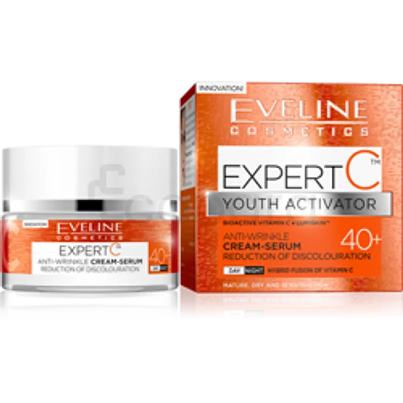 EVELINE EXPERT C CREME DE JOUR ET NUIT 40+ 50ML