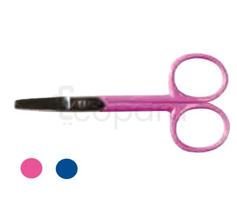 FORMES ET FLAMMES CISEAUX BEBE BRANCHES ROSES BLANCHES BLEUES REFERENCE 39