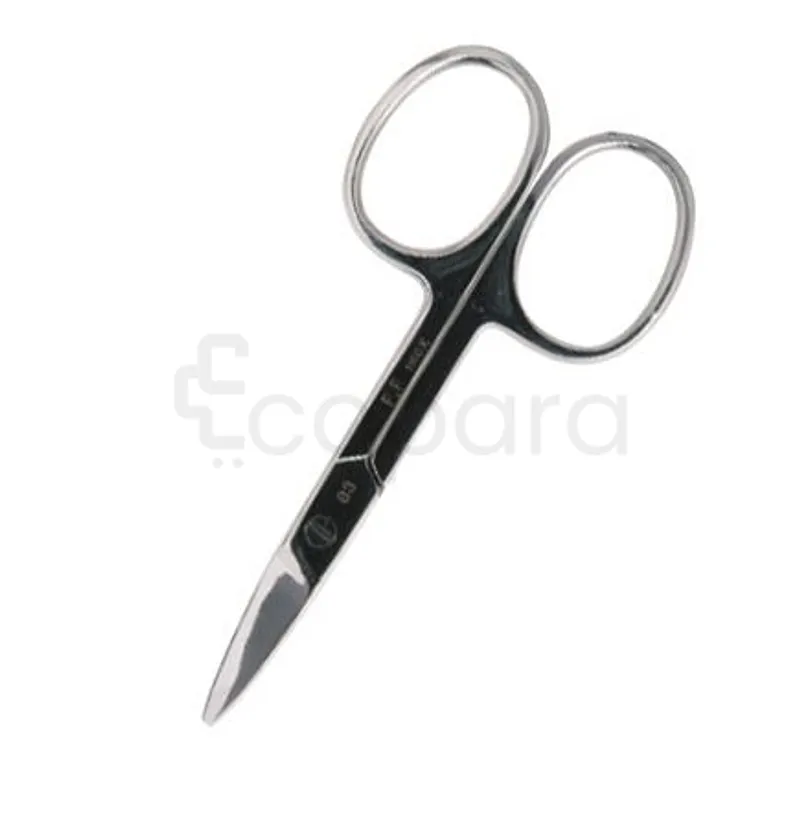 FORMES ET FLAMMES CISEAUX A ONGLES COURBES ACIER FORGE INOXYDABLE POLI REFERENCE 82