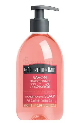 LE COMPTOIR DU BAIN SAVON TRADITIONNEL DE MARSEILLE PAMPLEMOUSSE 500ML REFERENCE CB_SMT013