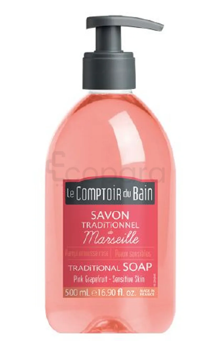 LE COMPTOIR DU BAIN SAVON TRADITIONNEL DE MARSEILLE PAMPLEMOUSSE 500ML REFERENCE CB_SMT013