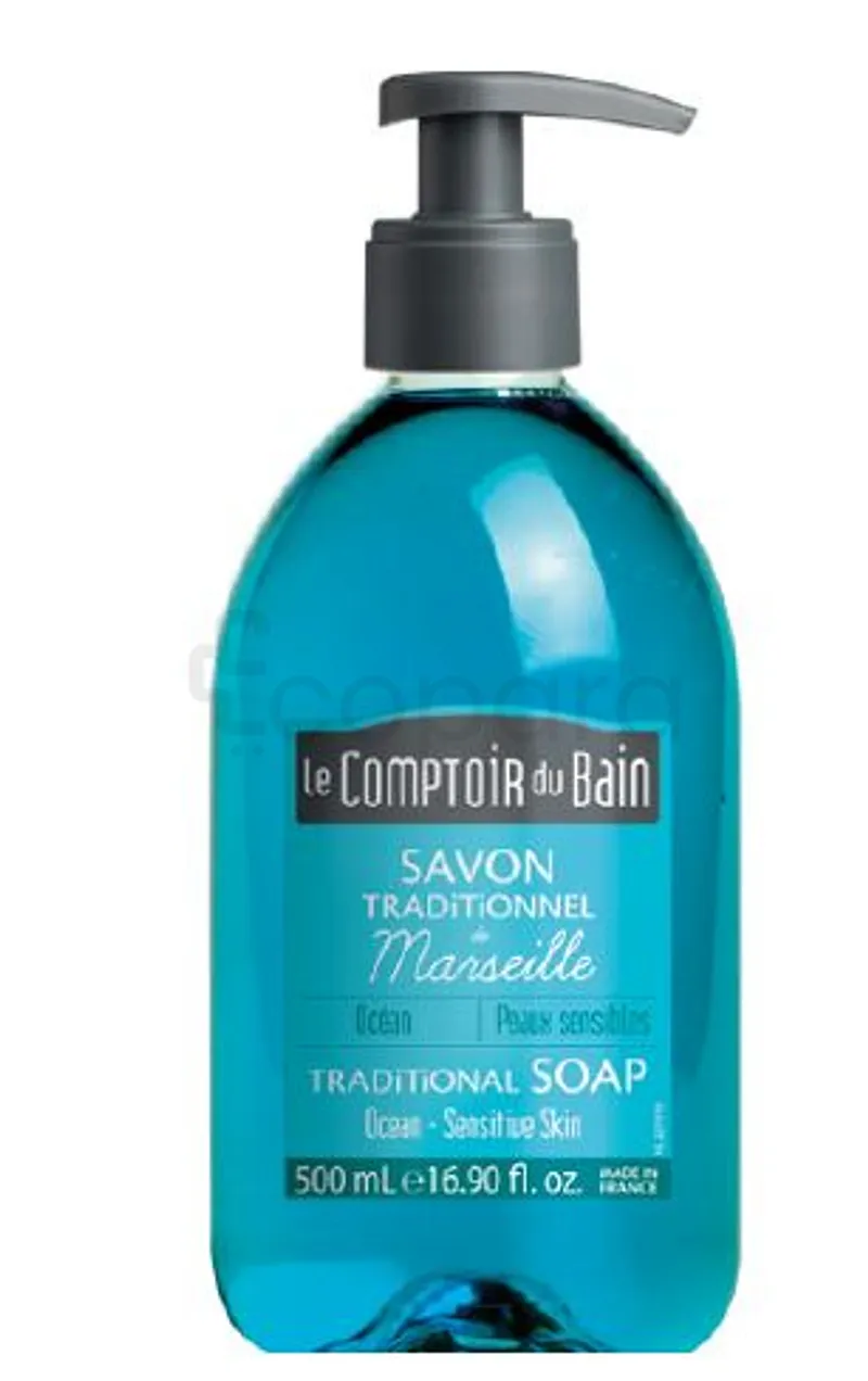 LE COMPTOIR DU BAIN SAVON TRADITIONNEL MARSEILLE OCEAN 500ML REFERENCE CB_SMT019
