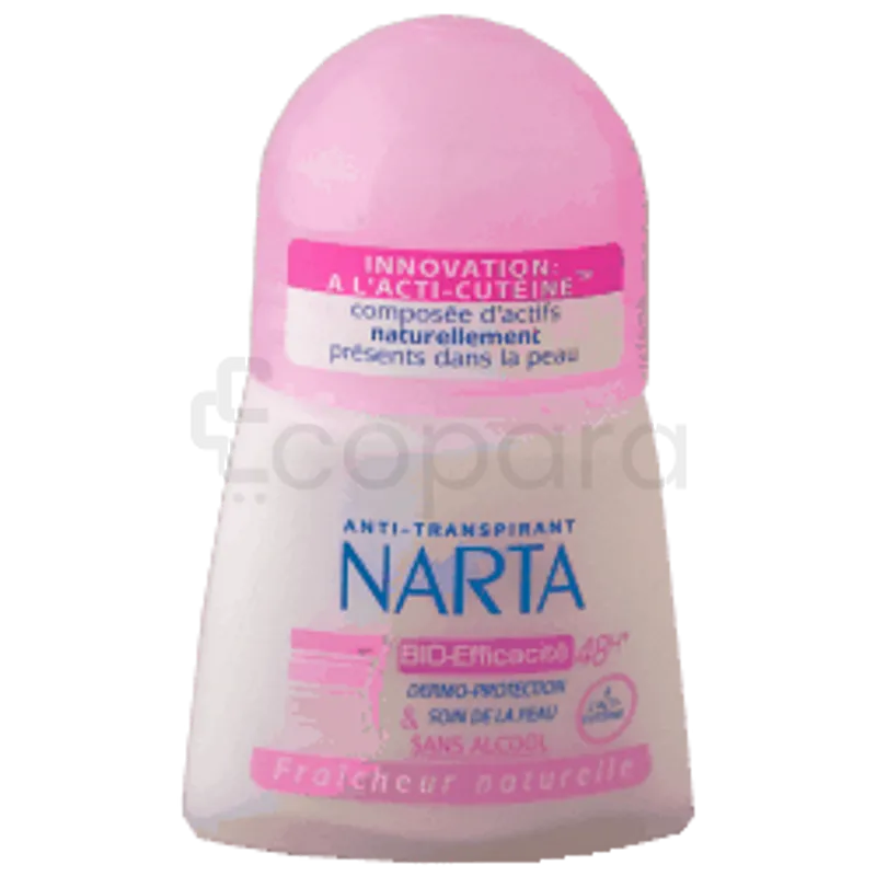 NARTA STICK DEODORANT ROSE SANS ALCOOL 48H 50ML