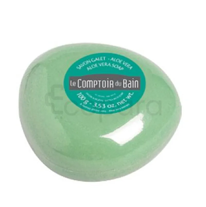 LE COMPTOIR DU BAIN SAVON MARSEILLE GALET SURGRAS ALOE VERA 100G REFERENCE CB_SMG003