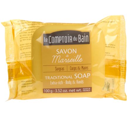 LE COMPTOIR DU BAIN SAVON MARSEILLE NATURE SURGRAS 100G REFERENCE CB_SVM004