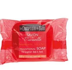 LE COMPTOIR DU BAIN SAVON MARSEILLE PAMPLEMOUSSE 100G REFERENCE CB_SVM009