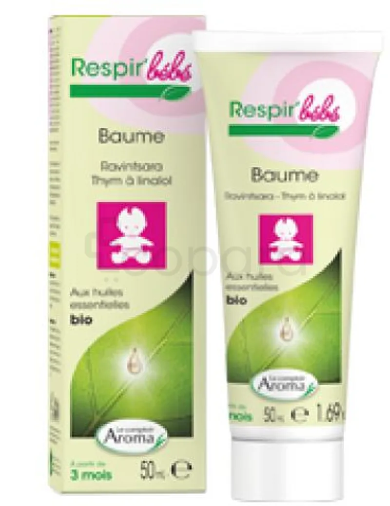 LE COMPTOIR AROMA RESPIR' BAUME BEBE 3MOIS A 3ANS TUBE 50ML REFERENCE AR_RMH002