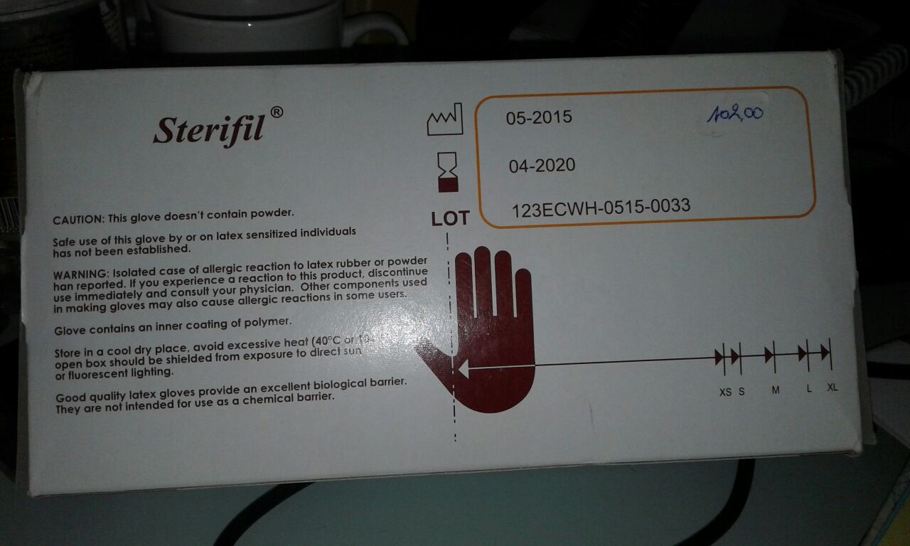 STERIFIL GANTS D'EXAMEN SANS POUDRE BOITE DE 100