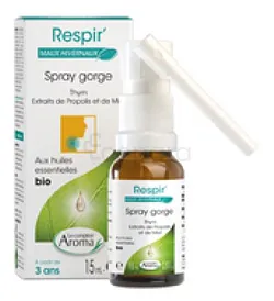 LE COMPTOIR AROMA RESPIR' SPRAY GORGE FLACON COLLUTOIRE 15ML REFERENCE AR_RMH005
