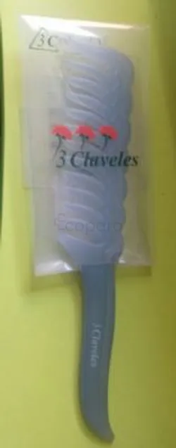 3 CLAVELES PEIGNE BLEU PM