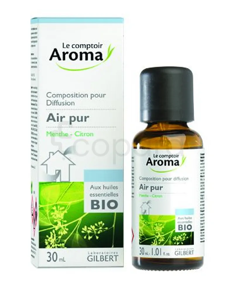 LE COMPTOIR AROMA COMPOSITION POUR DIFFUSION AIR PUR MENTHE CITRON 30ML REFERENCE AR_ARP002