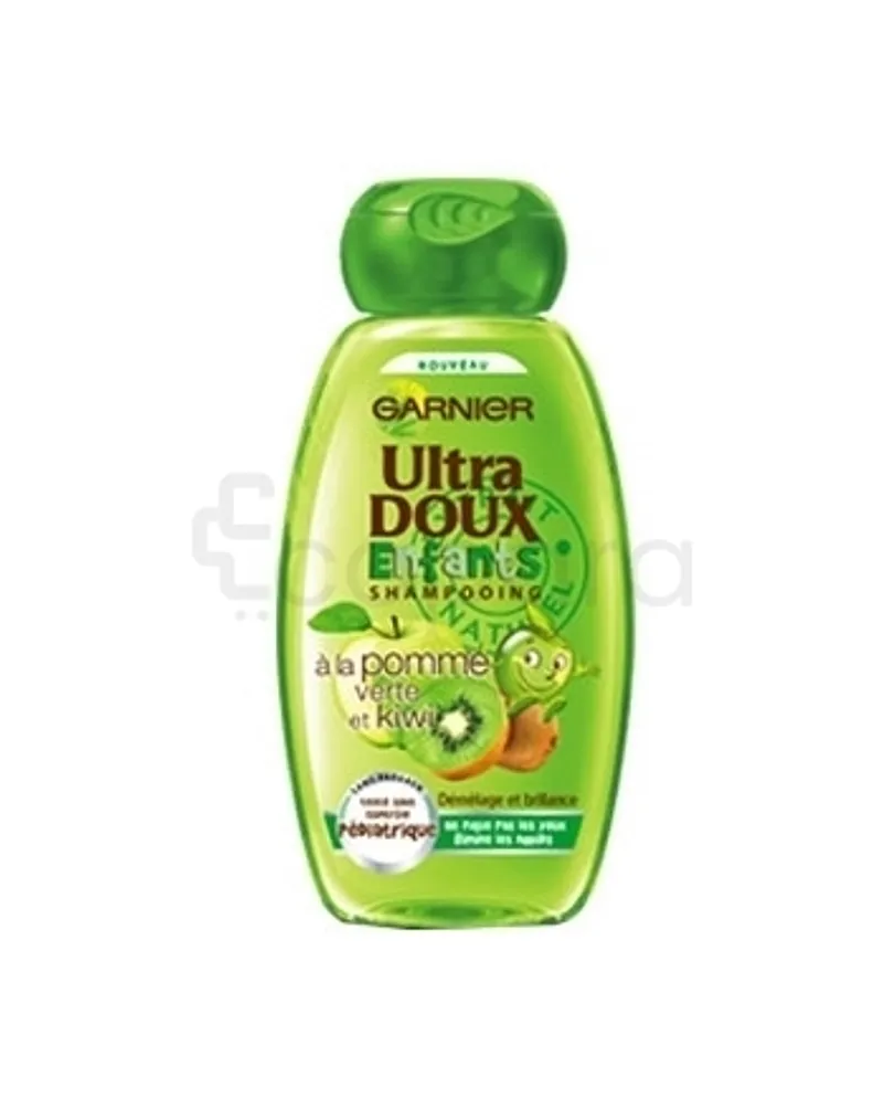 GARNIER ULTRA DOUX SHAMPOOING ENFANTS 2 EN 1 A LA POMME VERTE ET KIWI 250ML