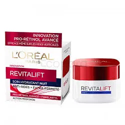 L'OREAL REVITALIFT SOIN HYDRATANT NUIT ANTI-RIDES + EXTRA FERMETE 50ML