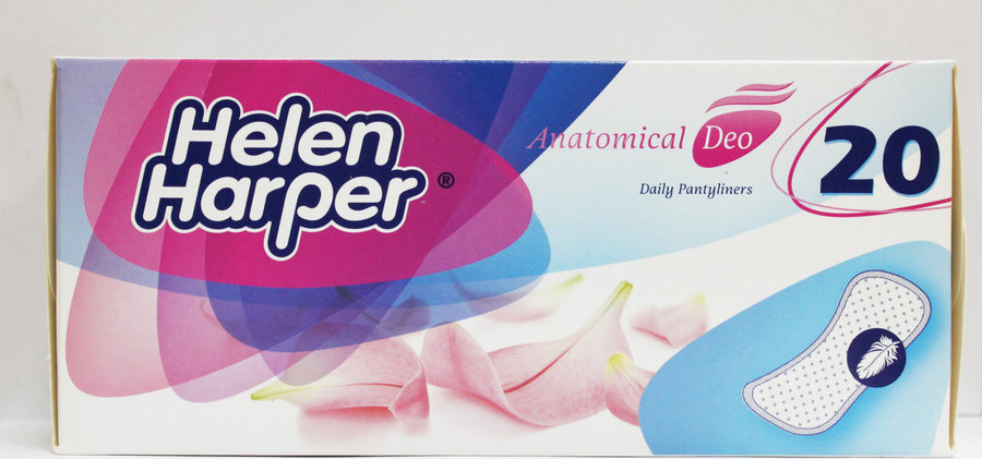HELEN HARPER ANATOMICAL DEODORANT DAILY PANTYLINERS BOITE DE 20