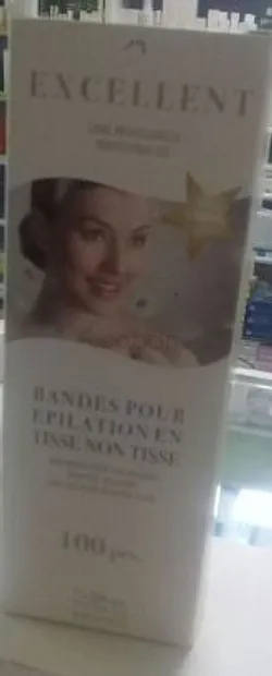 EXCELLENT BANDES POUR EPILATION BOITE DE 100