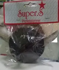 SUPER.S BROSSE CHEVEUX RONDE SIMPLE NOIRE