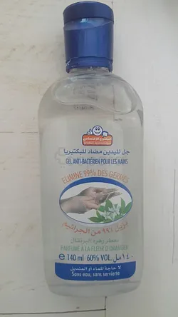 PRODUIT ECONOMIQUE GEL ANTI-BACTERIEN POUR LES MAINS 140ML