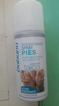 BABARIA DEODORANT SPRAY PIEDS ALOE VERA 150ML