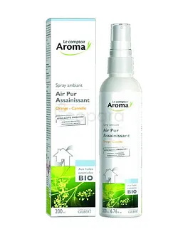LE COMPTOIR AROMA AIR PUR ASSAINISSANT SPRAY AMBIANT ORANGE CANNELE 200ML REFERENCE AR_ARP008