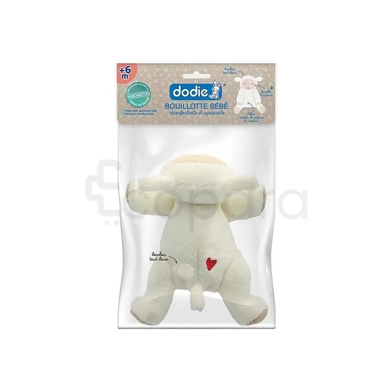 DODIE BOUILLOTTE BEBE AUX PEPINS DE RAISINS MOUTON +6MOIS