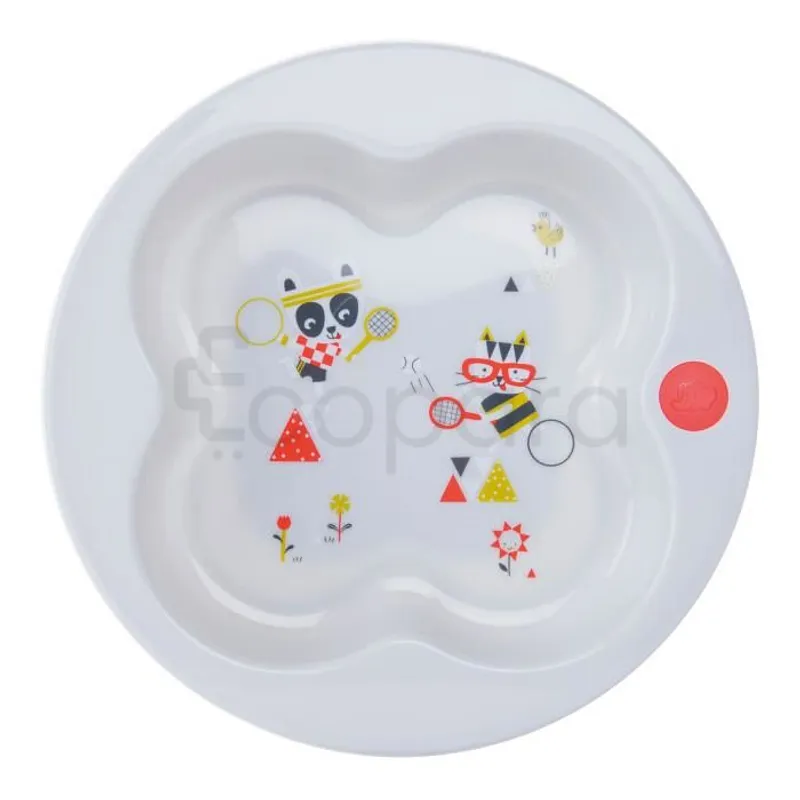 BEBE CONFORT ASSIETTE D'APRENTISSAGE COUVERCLE +9MOIS REFERENCE 2099