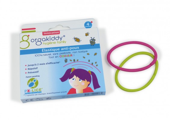 ORGAKIDDY ELASTIQUE ANTI-POUX BOITE DE 4