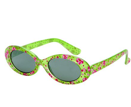PARALLELE ET LOUBSOL LUNETTES ENFANT 2-4ANS P'TITBOO VERT FLEURS CAT3 REFERENCE 35512 PRL_ENF008