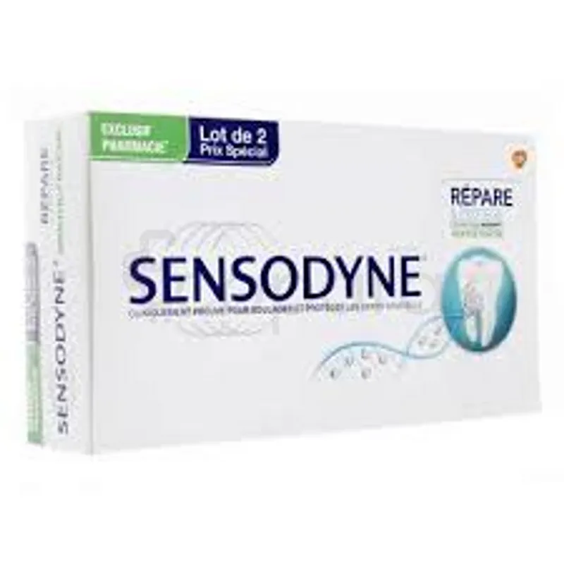 SENSODYNE REPARE ET PROTEGE DENTIFRICE LOT DE 2 75ML